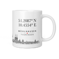 Koordinaten – Mühlhausen