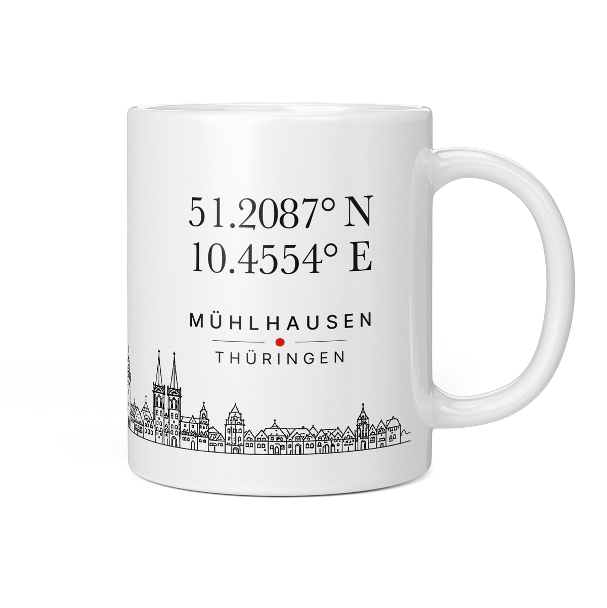 Koordinaten – Mühlhausen
